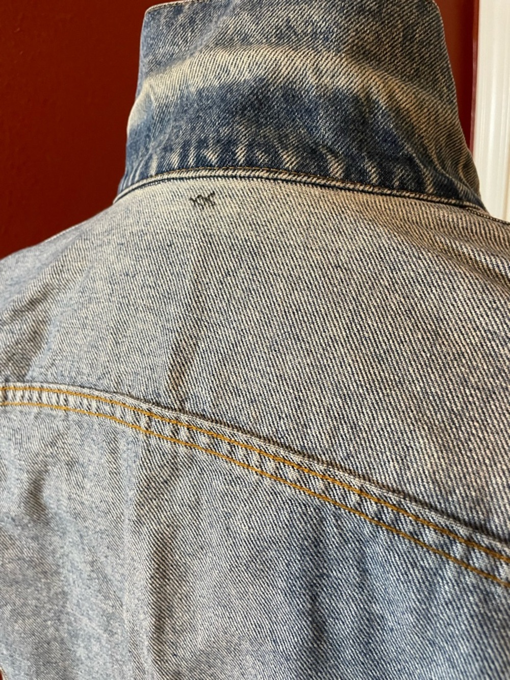 Levi’s Men’s Vintage 80’s 70506- 0216 Type 3 Denim Blue Jean Sunfaded Jacket - Picture 3 of 9